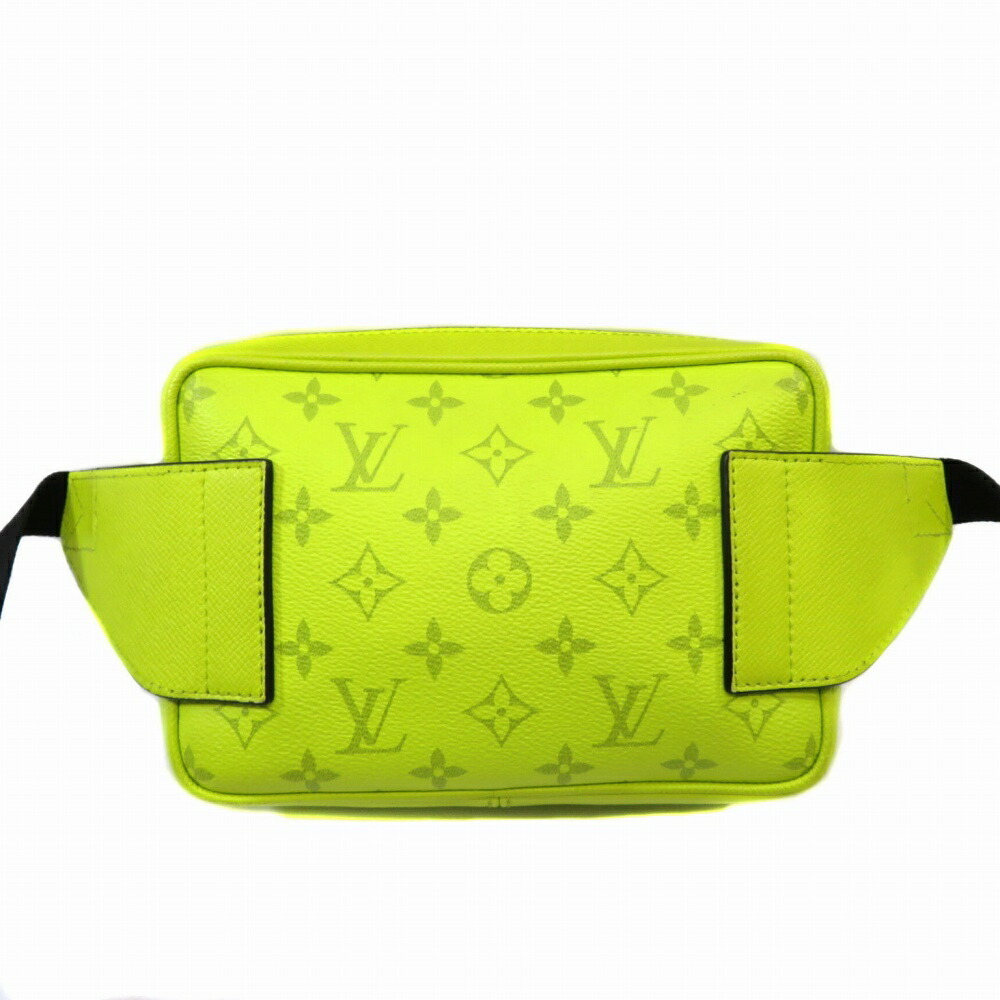 LOUIS VUITTON Bumbag Taigarama Waist Bag Yellow Clutch - Picture 2 of 11
